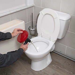 Απόφραξη λεκάνης με ατσαλίνα